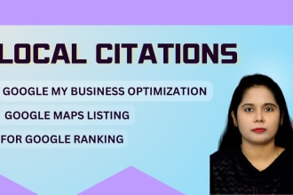 do local citations for google maps, my business, gmb ranking