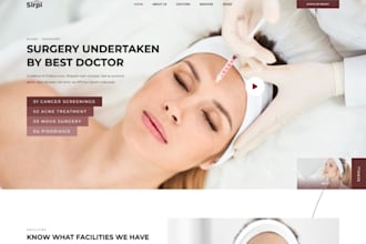 do cosmetic and plastic surgery website design