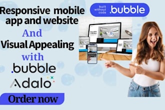 build and customize a responsive bubble io app