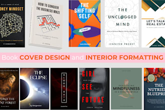 design professional book cover or kindle ebook cover