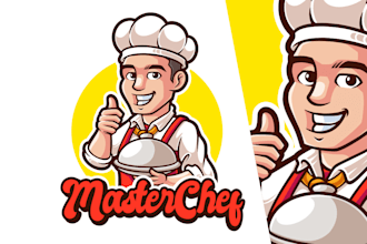 do 3 professional mascot logo, cartoon character and caricature design