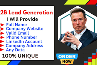 do b2b lead generation and bulid tergeted contact list