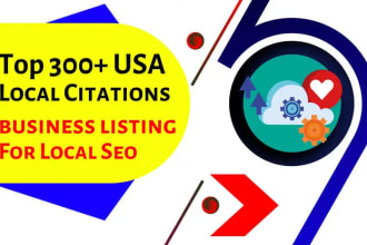 do 350 USA local citations for gmb ranking