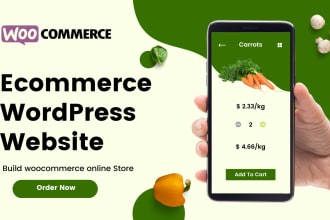 wordpress website development wocommerce setup ecommerce store