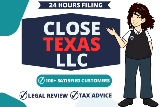 close texas llc, terminate, dissolve it