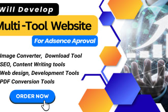 develop a multi tool website for fast adsense approval