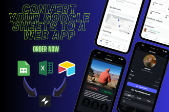 convert you spreadsheet to mobile app with glide