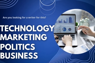 write your technical ebook, report, or article and blogs
