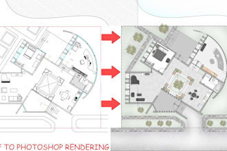 expert photoshop rendering services