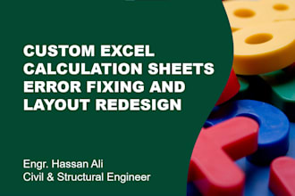 create custom structural engineering excel spreadsheet