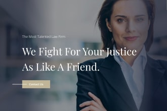 do attorney law consulting website design