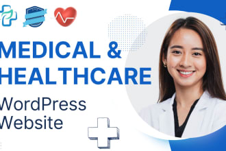 create or design medical and healthcare wordpress website