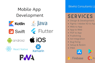 do flutter hybrid mobile app reactnative app development