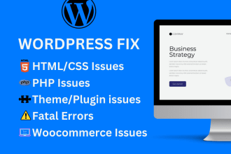 fix wordpress critical errors, woocommerce errors