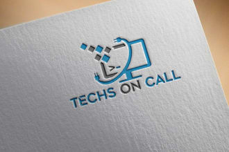 make attractive tech information repairs and support logo