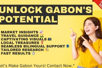 be your gabon expert, market research, travel tips and  more