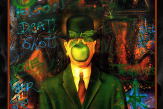 create graffiti pop art on canvas