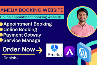 install amelia booking plugin and create an online appointment booking website