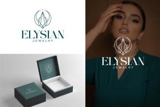 design jewelry logo modern luxury boutique