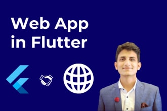 create a flutter web app