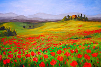 paint an outstanding acrylic painting for you