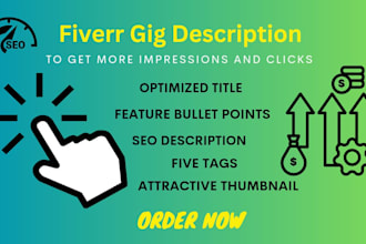 craft high performing fiverr gigs to optimize attract  and convert
