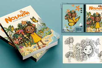 design illustrated covers for kids books