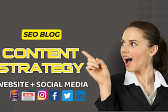 create SEO content strategy for blog website content plan optimization