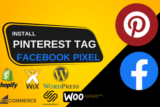 setup pinterest API tag and facebook pixel for conversion tracking