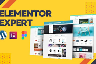 clone website landing page figma to elementor by elementor pro
