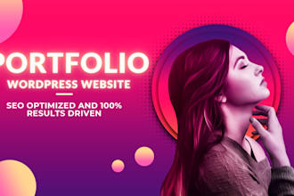 create a portfolio website