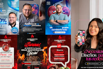 design your social media visuals, design instagram post template, story, ads