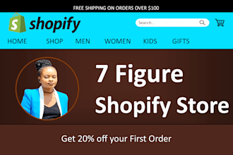 do shopify store design, shopify ecommerce website development