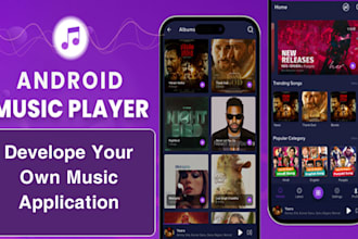 develop online music  app