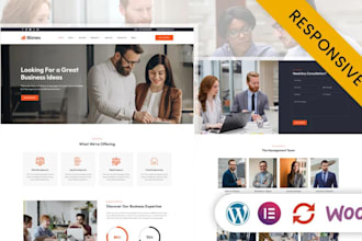 design and develop your  blog magazine website by elementor