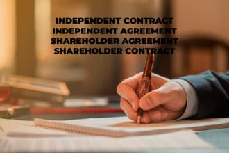 draft independent contractor agreement, shareholder contract