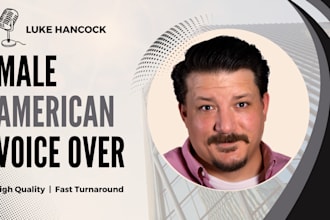 record an american male voice over