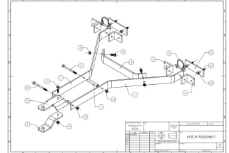 do 3d model, technical and assembly drawings in solidworks