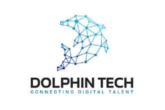 do professional information and technology logo design
