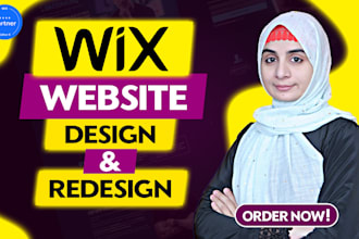 build wix website design or redesign wix website and wix ecommerce website