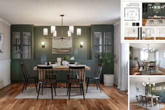design your interior space with mood board and shopping list