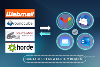 transfer webmail, roundcube webmail, horde, squirrelmail to gmail, thunderbird