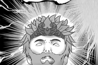 make page manga or comic for you