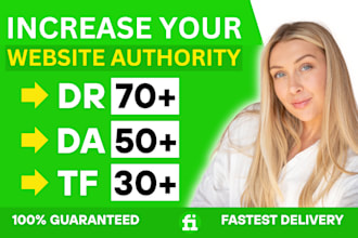 increase domain rating dr ahrefs domain authority moz da tf