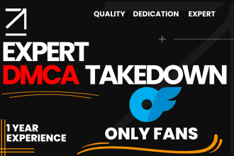 remove leaked onlyfan content, pirated image video and illegal data under dmca