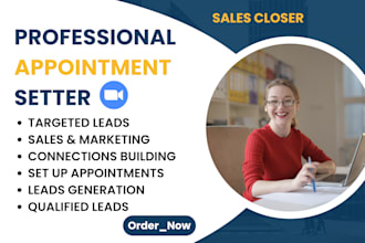 be your linkedin manager and appointment setter