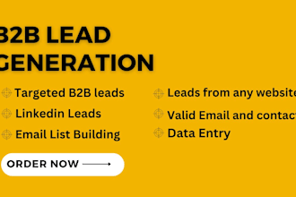 do b2b lead generation email finder contact email list