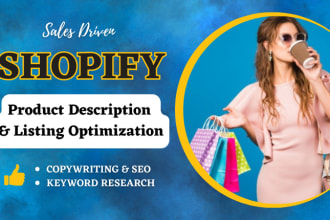 write best SEO product description for shopify