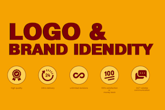 create amazing logo, brand and visual identity for you