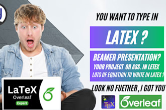 make presentation, write, convert and edit in latex